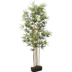 Tekokasvi bambupuu 120cm, 552 lehteä, vihreä