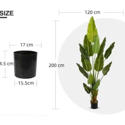 Tekokasvi Lykke Bird of Paradise, 200cm