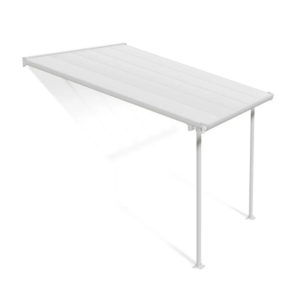 Terassikatos Palram-Canopia Feria 3x3 m valkoinen/kirkas