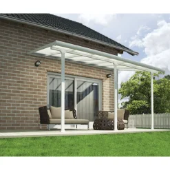 Terassikatos Palram-Canopia Feria 3 x 4,3 m valkoinen/kirkas