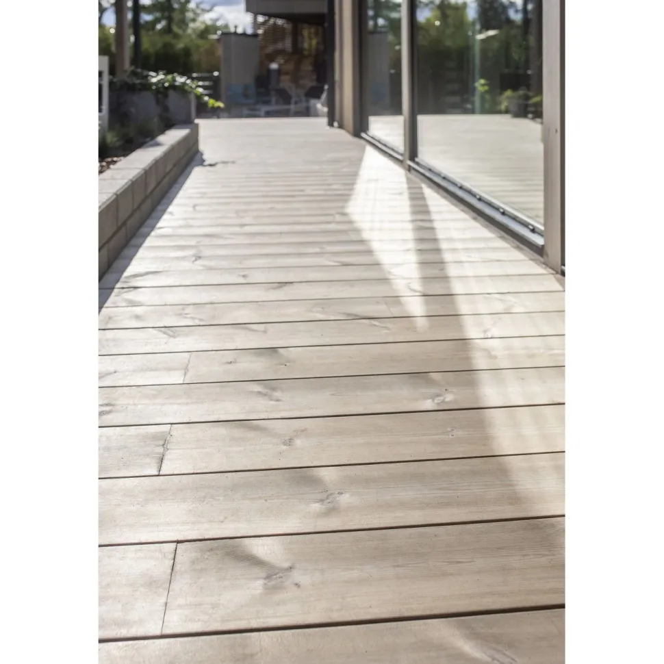 Terassilauta Lunawood ProFix 2 SHP 26x117x4500mm mänty Thermo-D lämpökäsitelty
