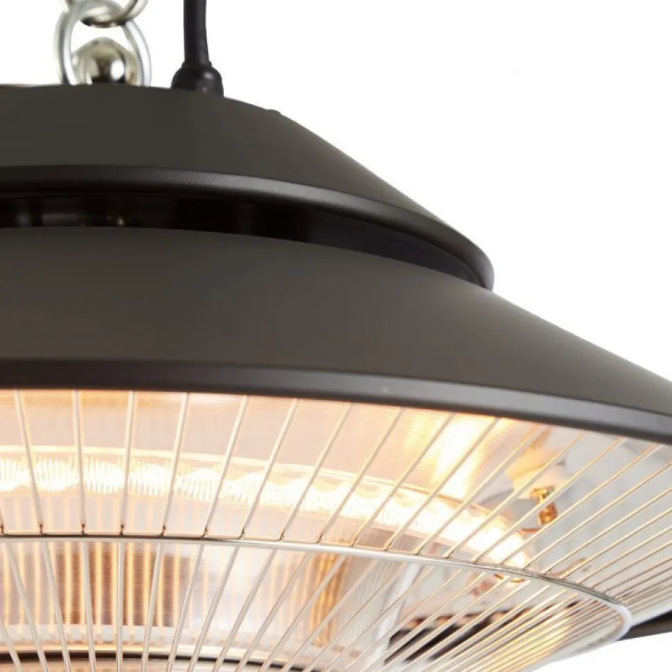 Terassilämmitin AB Polar ripustettava malli 1500 W musta + kaukosäädin