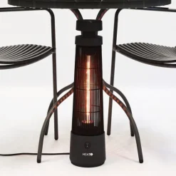 Terassilämmitin HEAT1 Eco High-line Cone pöydän alle 1200W musta