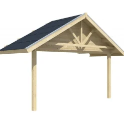 Terassin katos Skan Holz Bern kesämökeille 12,1 m²
