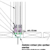 Terassin lasiliukuovi Keraplast, 4-os., valkoinen, kirkas lasi, mittatilaus