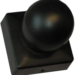 Tolpanhattu Hortus 71x71mm koristekuula musta