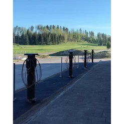 Tolppa Defa Power -latausasemille, rst, haaroituskotelo 10mod