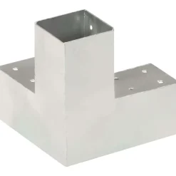 Tolppaliitin Y-muoto galvanoitu metalli 71x71mm