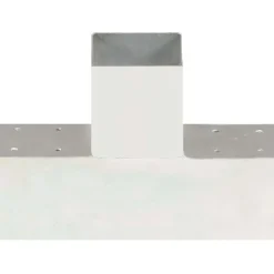 Tolppaliittimet 4kpl T-muoto galvanoitu metalli 91x91mm