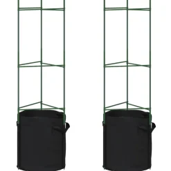 Tomaattihäkki, 116 cm teräs ja PP, eri määrillä ja malleja (38130)
