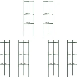 Tomaattihäkki, 116 cm teräs ja PP, eri määrillä ja malleja (38130)