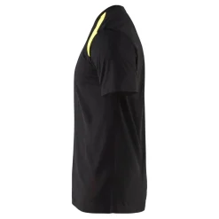 T-paita Blåkläder 3379 musta/keltainen