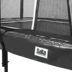Trampoliini Salta First Class 214x366cm musta sis. turvaverkon portaat