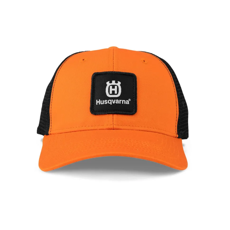 Trucker-lippalakki Husqvarna oranssi