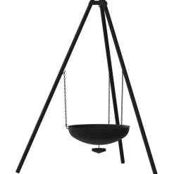 Tulipata Espegard Lun 60, Ø60x160cm, musta