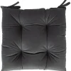 Tuolin pehmuste sametti Home4You NEW 40x40 cm, harmaa