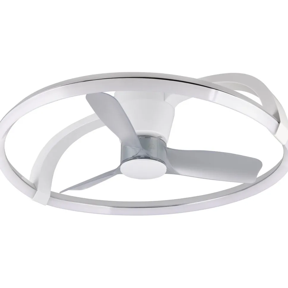 Tuuletinkattovalaisin Trio Stockholm Ø73.5cm LED