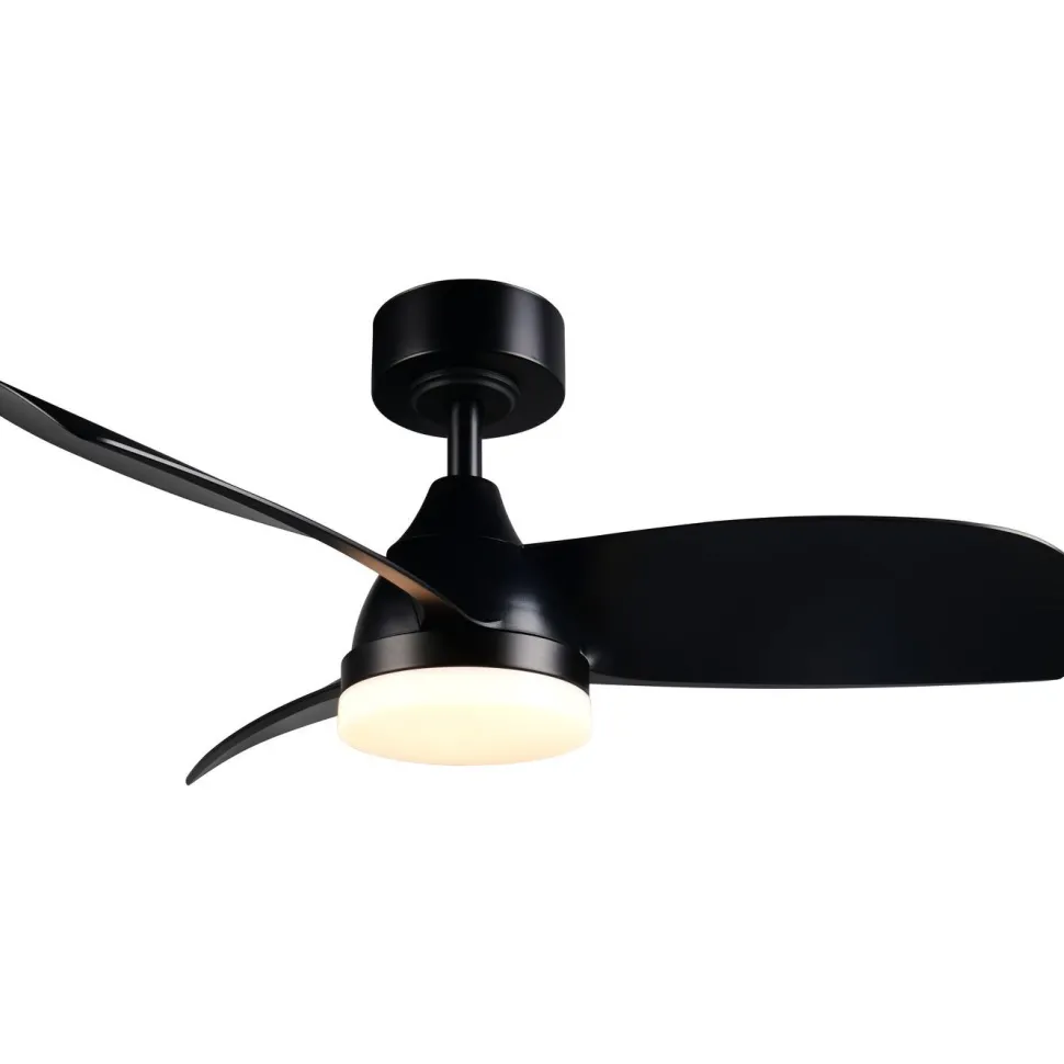 Tuuletinkattovalaisin Trio Helsinki Ø90cm LED