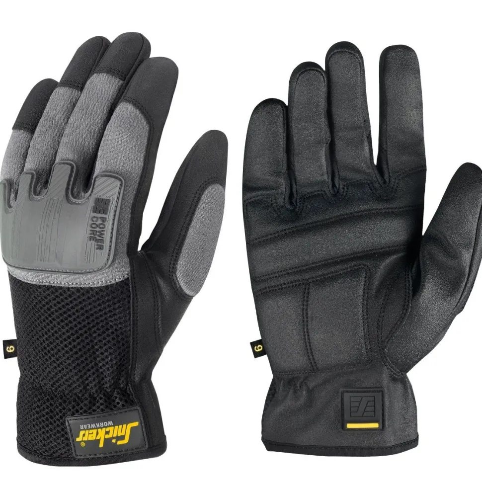 Työkäsineet Snickers Workwear 9585 Power Core musta