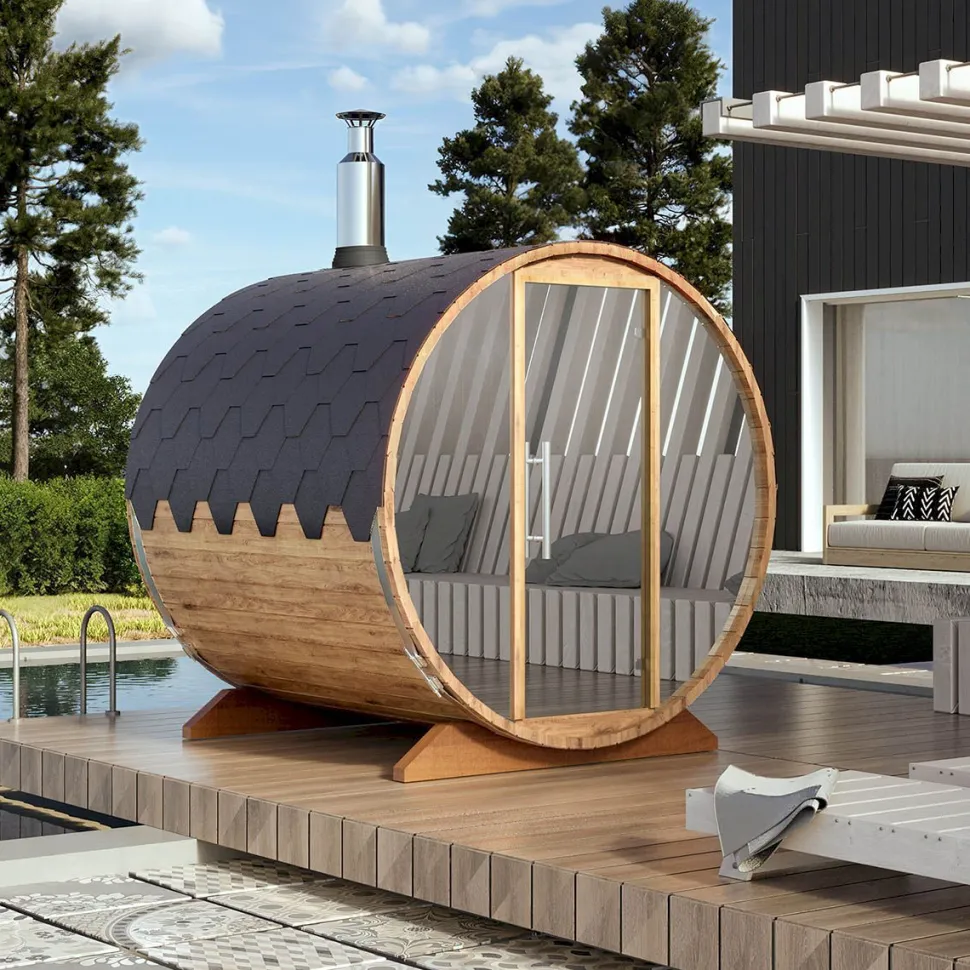 Tynnyrisauna Baltresto, 200x230cm, 4 hlöä