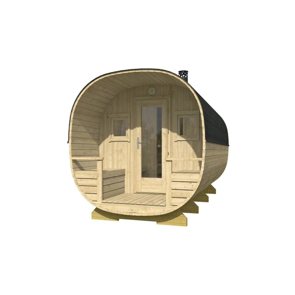 Tynnyrisauna Tene Turku 10.7m²