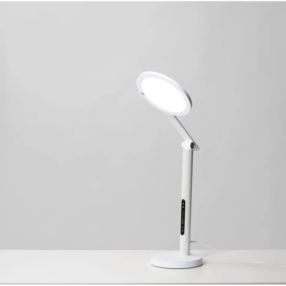 Työpöytävalaisin kirkasvalolla Innolux Oslo 60cm 16W USB valkoinen
