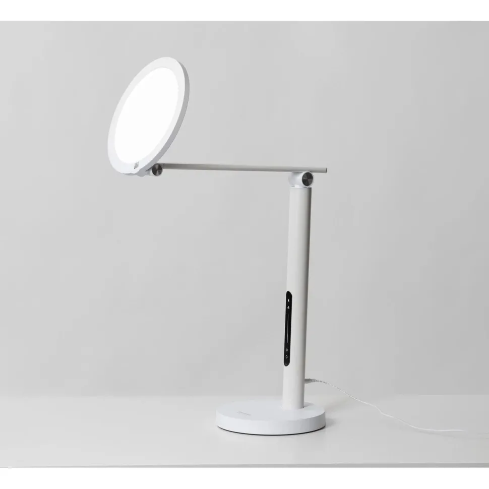 Työpöytävalaisin kirkasvalolla Innolux Oslo 60cm 16W USB valkoinen