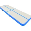 Täytettävä voimistelumatto pumpulla 300x100x20cm PVC sininen