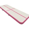 Täytettävä voimistelumatto pumpulla 500x100x15 cm PVC pinkki