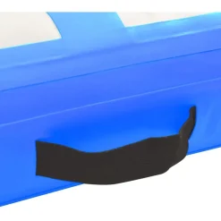 Täytettävä voimistelumatto pumpulla 500x100x15cm PVC sininen