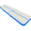 Täytettävä voimistelumatto pumpulla 600x100x15cm PVC sininen