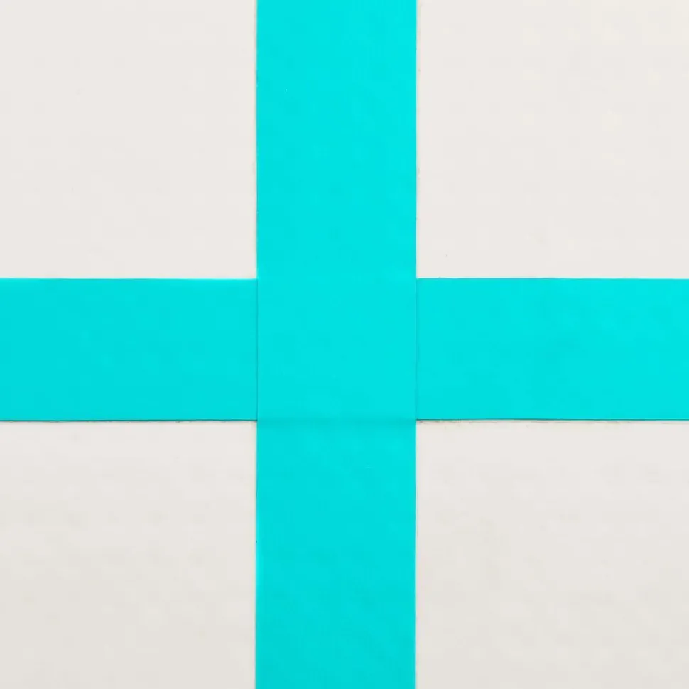 Täytettävä voimistelumatto pumpulla 700x100x15 cm PVC vihreä