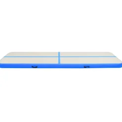 Täytettävä voimistelumatto pumpulla 800x100x15cm PVC sininen