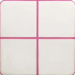Täytettävä voimistelumatto pumpulla 200x200x15 cm PVC pinkki
