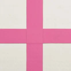 Täytettävä voimistelumatto pumpulla 60x100x20 cm PVC pinkki