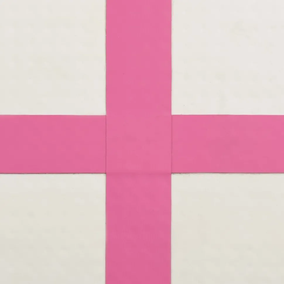 Täytettävä voimistelumatto pumpulla 60x100x20 cm PVC pinkki