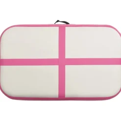 Täytettävä voimistelumatto pumpulla 60x100x20 cm PVC pinkki