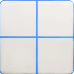 Täytettävä voimistelumatto pumpulla 200x200x10cm PVC sininen