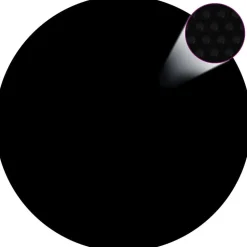 Uima-altaan suoja musta 527 cm pe