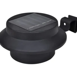 Ulkoaurinkokennovalaisin aitaan 12 kpl led musta