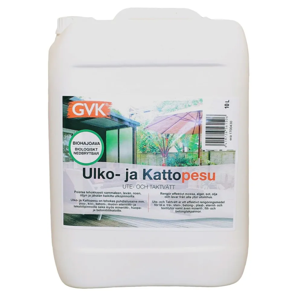 Ulko- ja kattopesu GVK 10 l