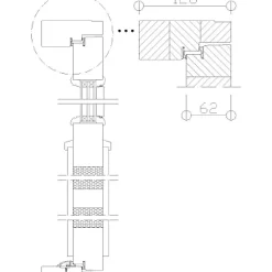 Ulko-ovi Kaskipuu UL7A M18 Huvila mittatilausovi ilman ristikkoa