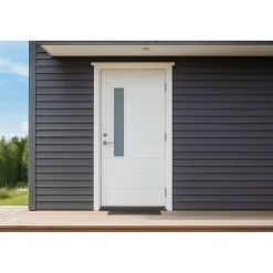 Ulko-ovi Timburg Design 9-10x21 karmi 115 mm valkoinen