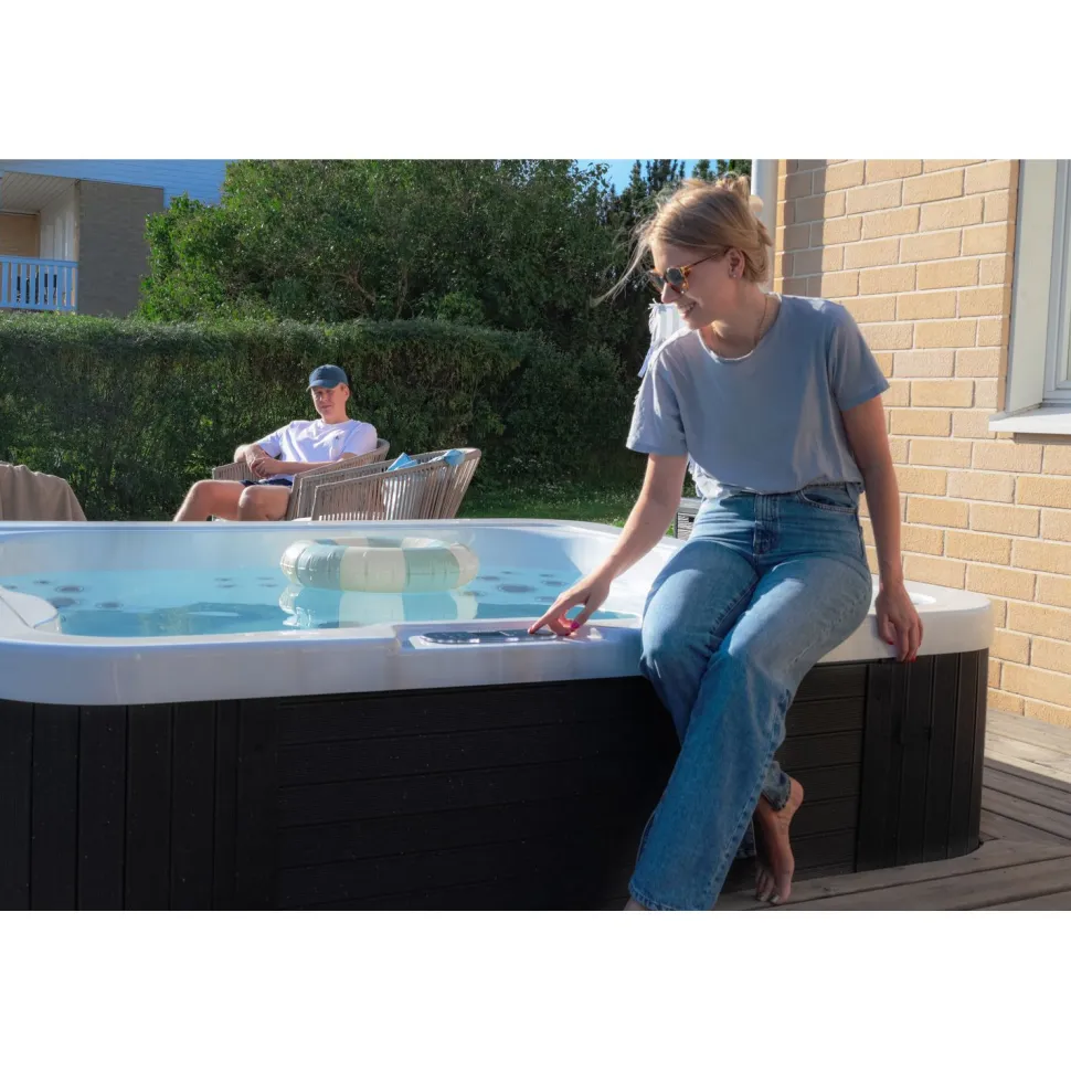 Ulkoporeallas Comfort Garden Stella, 6 hlöä, 52 suutinta, harmaa/vaalea marmori