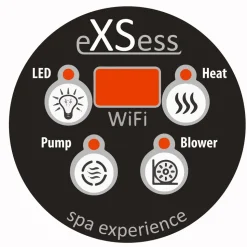 Ulkoporeallas SpaDealers TopSpa xs Wifi 6 hlöä brown/dark grey