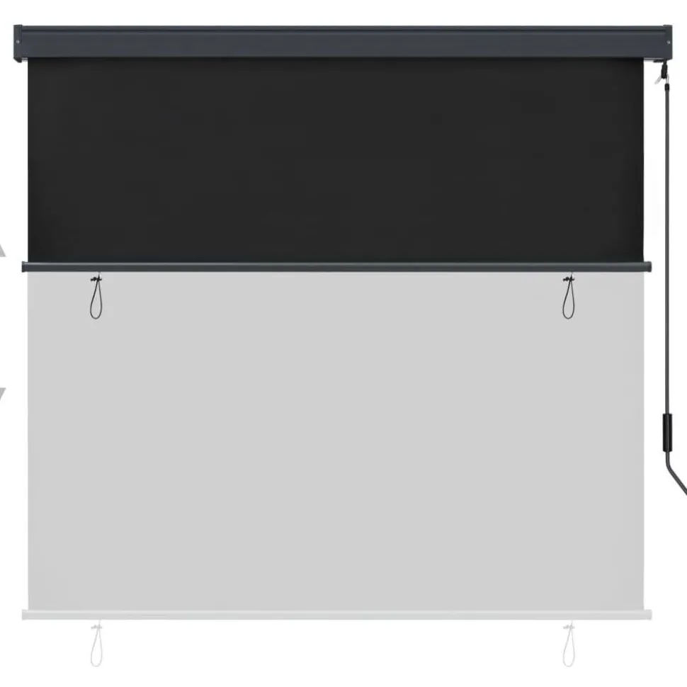 Ulkorullaverho 160x250 cm antrasiitti