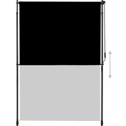 Ulkorullaverho 150x270 cm antrasiitti