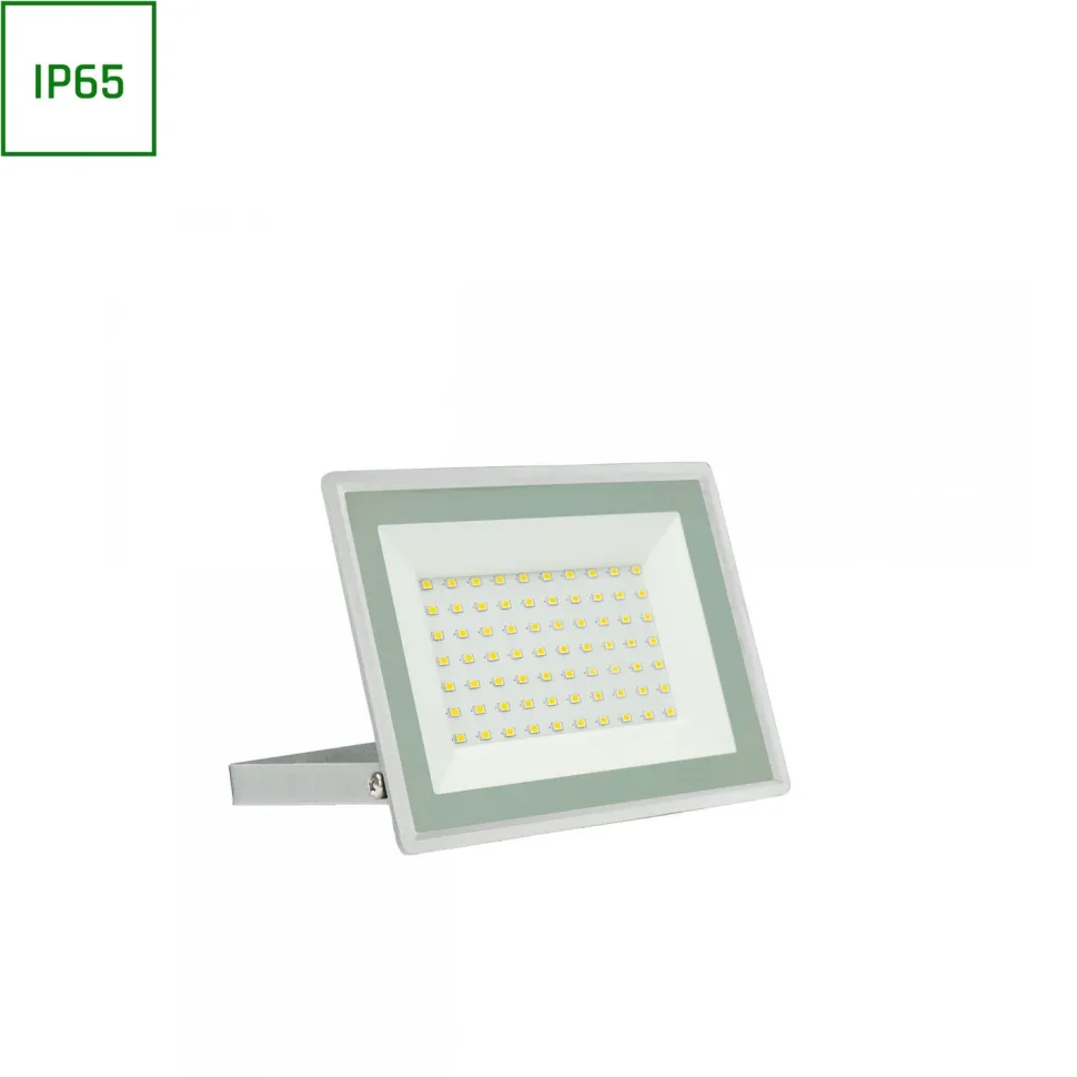 Ulkoseinävalaisin/valonheitin Spectrum Noctis Max 50W 100° IP65 3000K 180x140x27mm harmaa