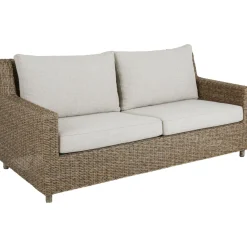 Ulkosohva Brafab Sandkorn, 2.5-istuttava, ruskea/beige