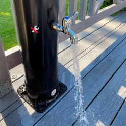 Ulkosuihku Demerx Sunny 40L, aurinkolämmitteinen, käsisuihkulla